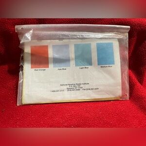 New In Package Colored Reading Overlays